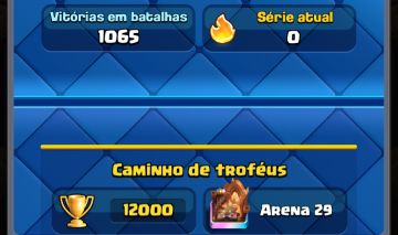 Conta clash royale 12k trofeus com deck nv16