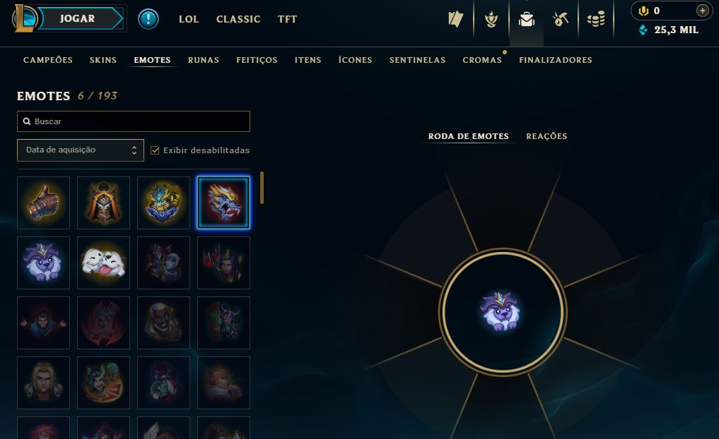 [Entrega Automática] Conta Lol Platina, 25K Ea, 44 Skins, Upada na Mão, Lvl 37