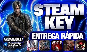 Steam Key - Chave Aleatória - Entrega Rápida