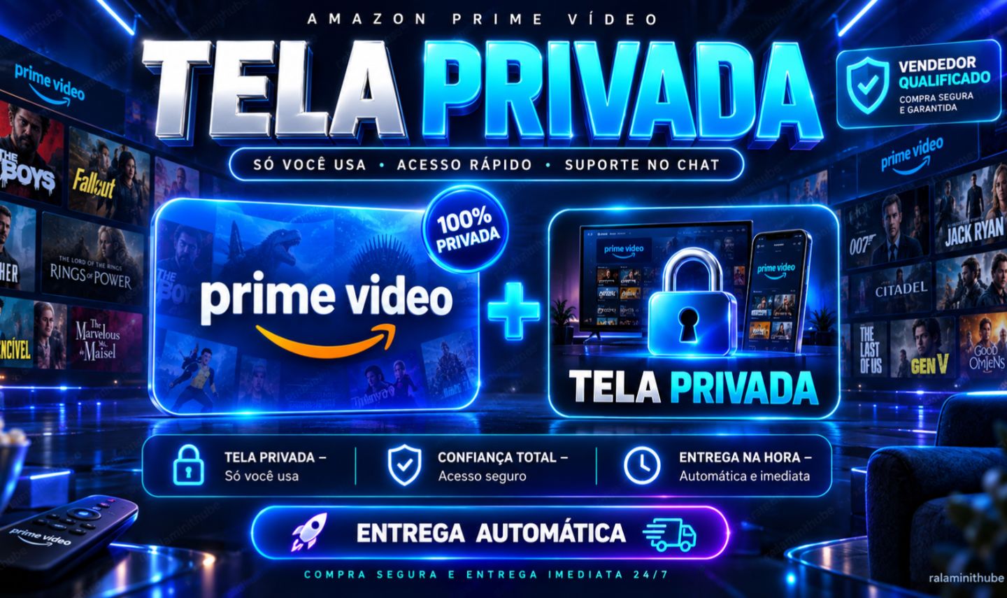 Amazon Prime Video | Tela Privada 30 dias