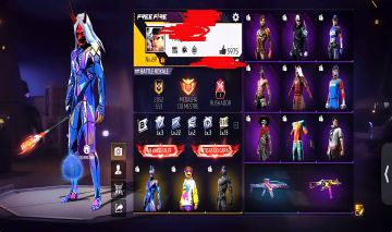 CONTA FREE FIRE [327 PEITAS] CONJUNTO DIABÃO | FULL ATT 2 DISPARO | SUPER FUSÃO