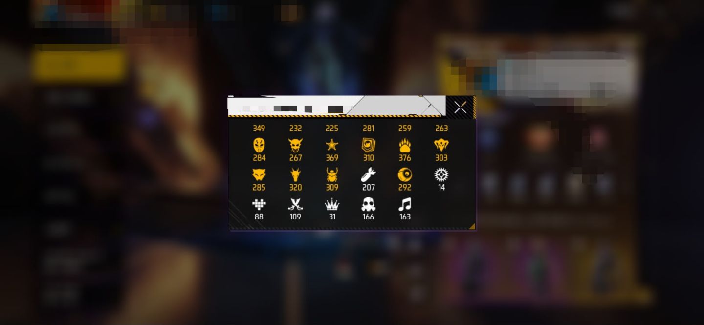 CONTA VETERANA FF PRIME 7 700 PEITORAIS + 2 EVO LVL 7 + PASSES ANTIGOS!