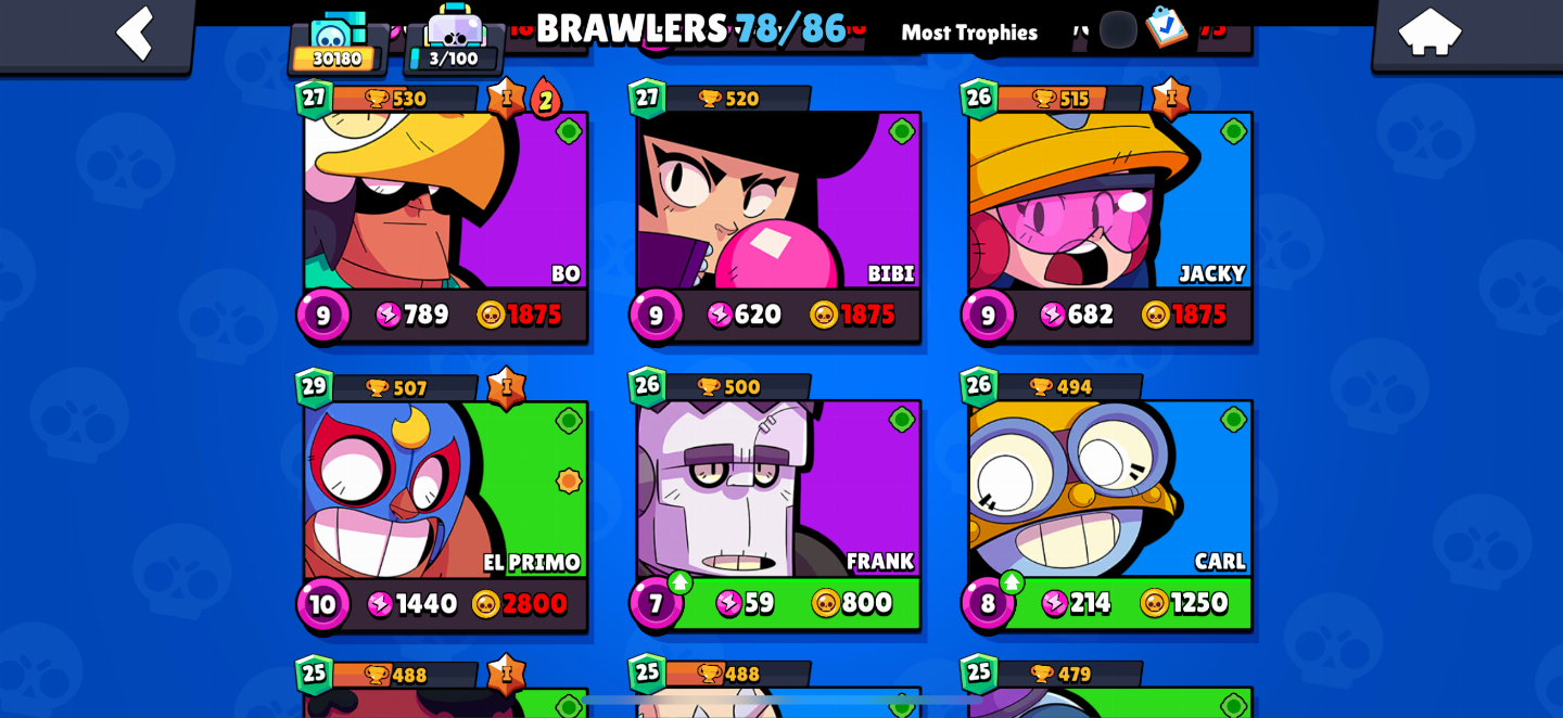 Conta de brawl stars BOA