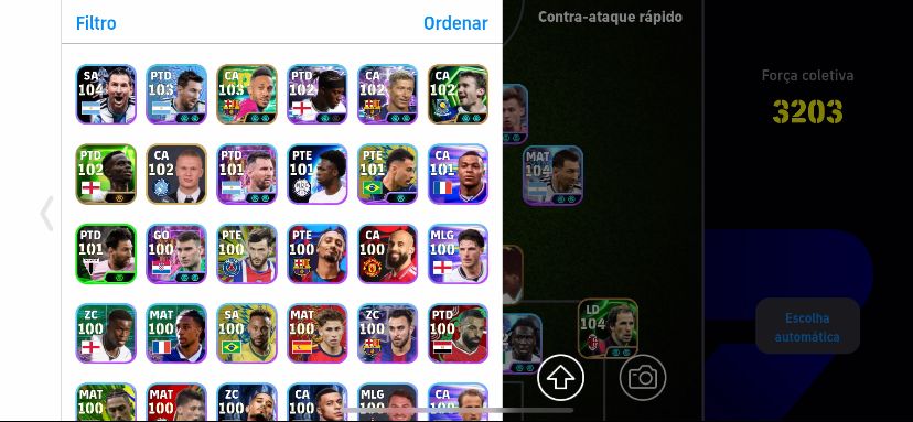 Conta de efootball completinha