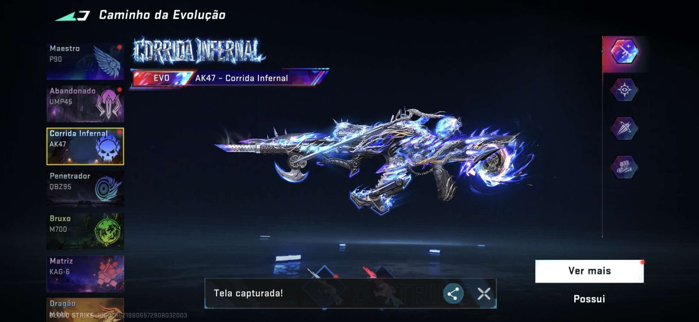 Conta boa, com espada nexus e 3 evos