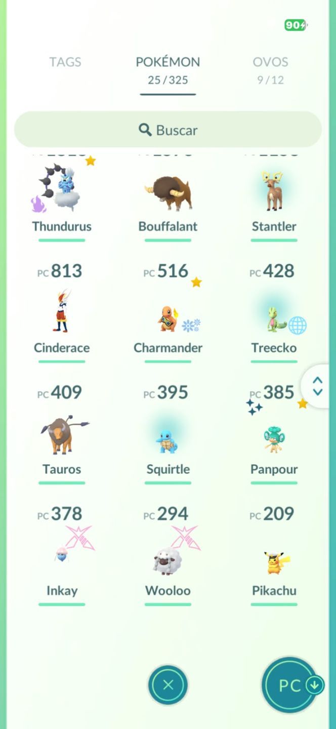 CONTA COM POKEMONS LENDÁRIOS E COM POKEMONS DE EVENTO