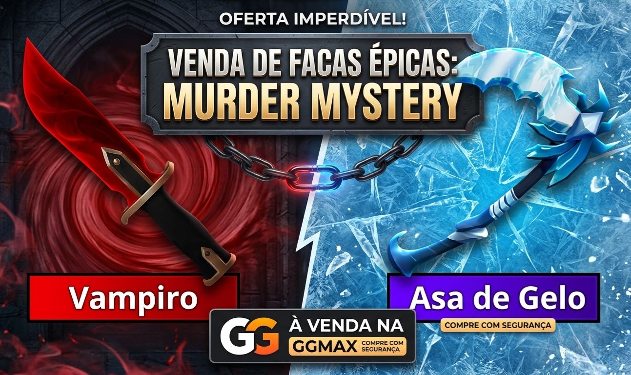 (MM2 NA PROMO) MURDER MISTERY 2 ASA DE GELO E MT MUITO MAIS