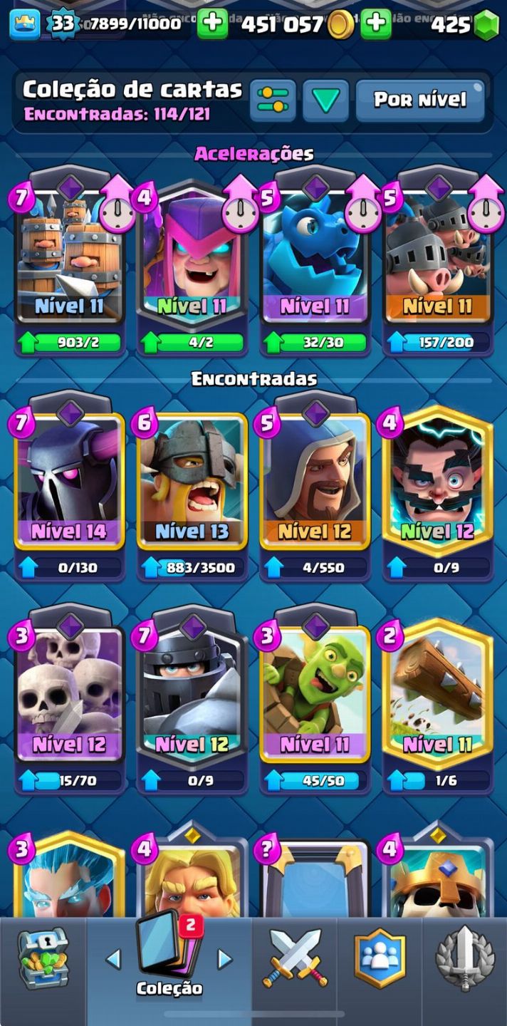 Conta OG Clash Royale (6 anos de jogo) lvl33 Arena 19(7k de troféus).