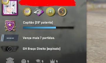 CONTA DE CS2 COM ALGUMAS MEDALHAS