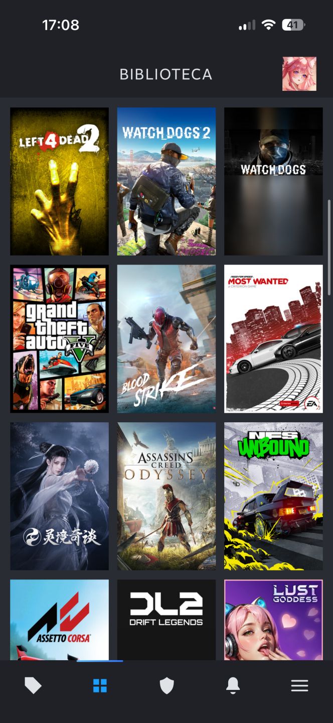 CONTA STEAM COMPLETA R$ 700$