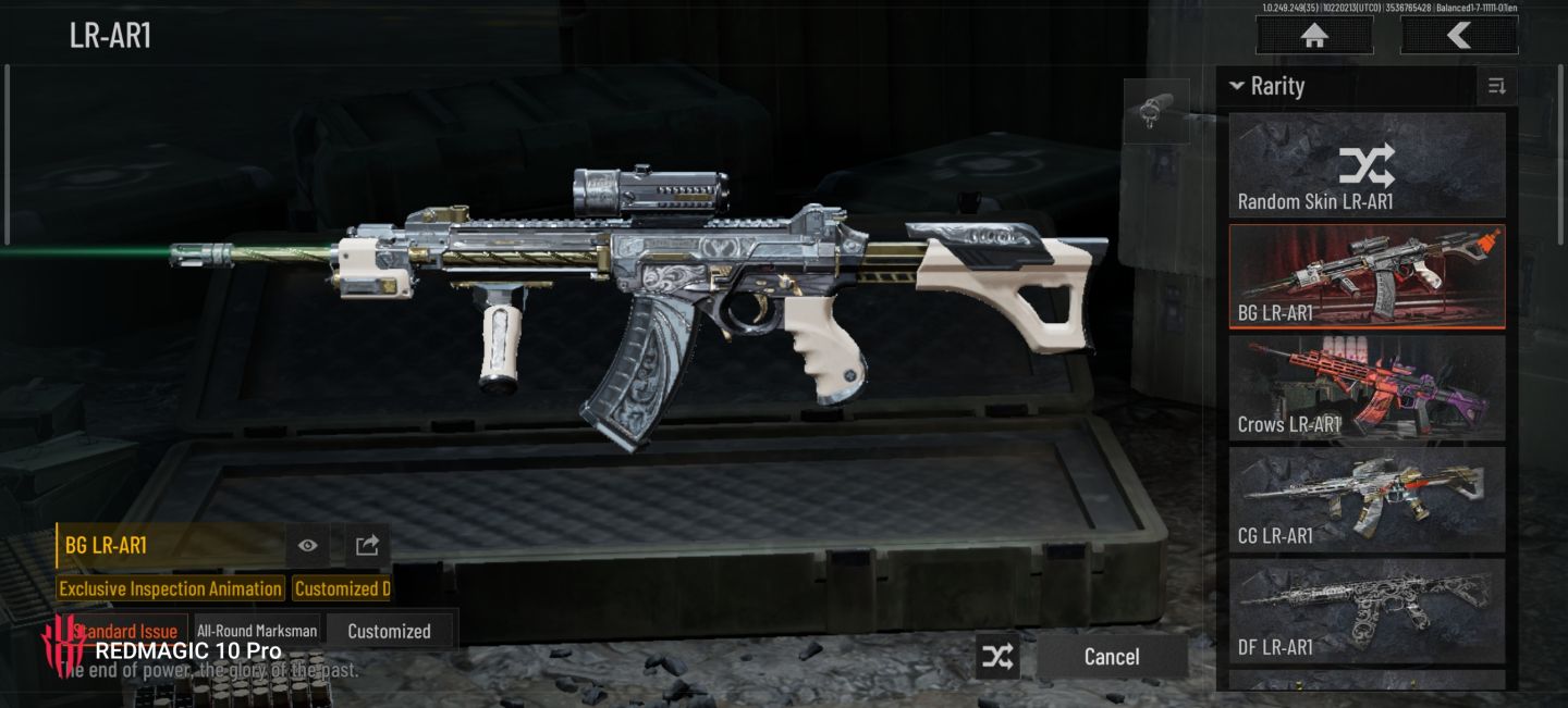 CONTA ARENA BREAKOUT MOBILE COM SKINS DE PERSONAGEM, ARMAS, T7 ETC