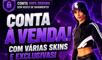 Conta de Fortnite com skins do C2 e C3