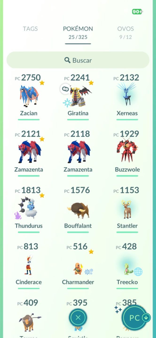 CONTA COM POKEMONS LENDÁRIOS E COM POKEMONS DE EVENTO