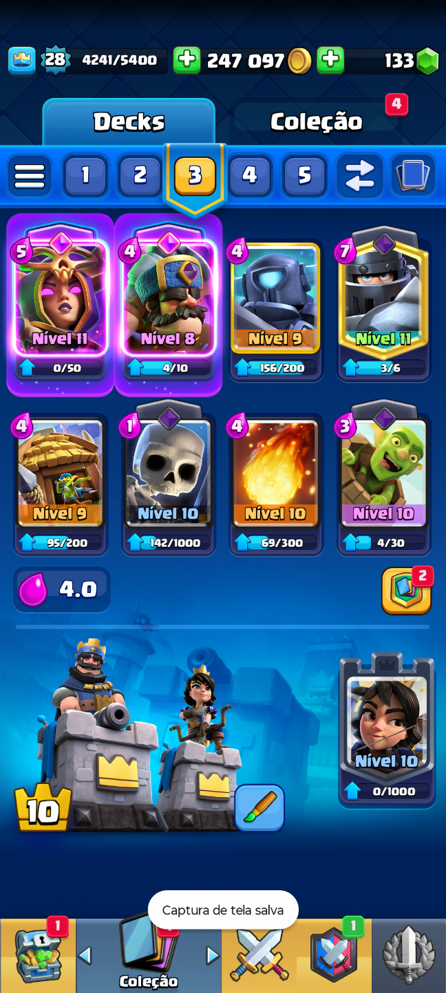 CONTA CLASH ROYALE! -BRUXA EVO + EMOTES!