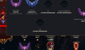 Conta lol mestre 1000 pdl, nível 970, todos campeões habilitados