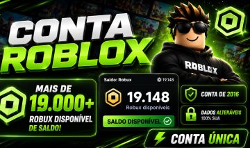 CONTA ROBLOX 2016 COM +19 MIL ROBUX DE SALDO E MUITO MAIS! [VALOR NEGOCIÁVEL]