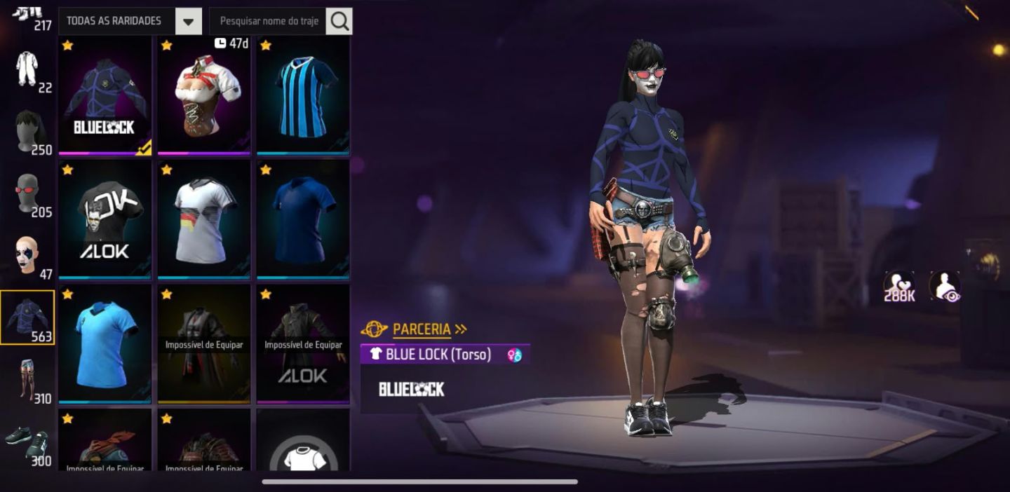 Conta muito boa com muitas skins e top regional