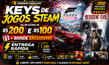 STEAM KEYS ALEATÓRIAS + JOGOS ACIMA DE R$90,00 E R$200,00
