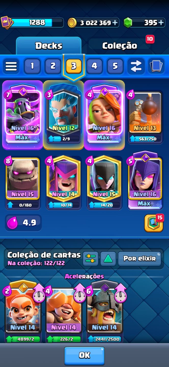Clash royale com todas as cartas