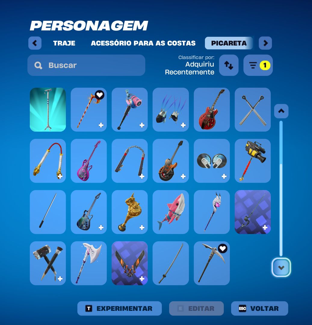 Conta Fortnite | 34 Skins | Naruto + Ice Spice | Candy Axe + Carros