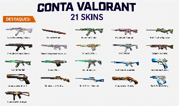 [BR] VALORANT 21 SKINS + OVERDRIVE BLADE + EVORI + RGX + IMPERIUM | FA ACESSO BR