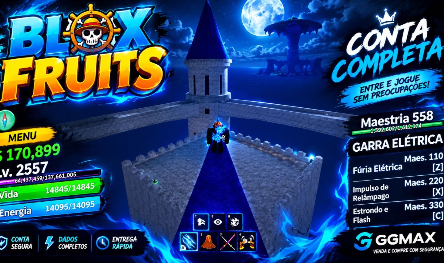 Conta De BloxFuits Muito Boa (PRA SAIR HOJE)