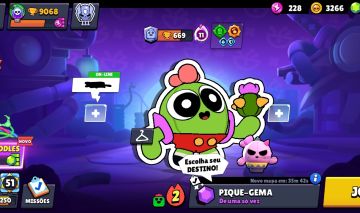 Conta Brawl Stars 9.068 Troféus | 60/104 Brawlers | 152 Skins | e Muito Mais!