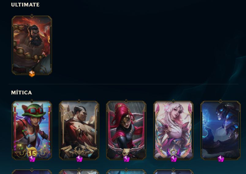 CONTA DE LEAGUE OF LEGENDS À VENDA 214 SKINS!