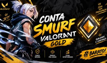 CONTA SMURF OURO 2 - PERFEITA PRA JOGAR COM AMIGOS OU SMURFAR