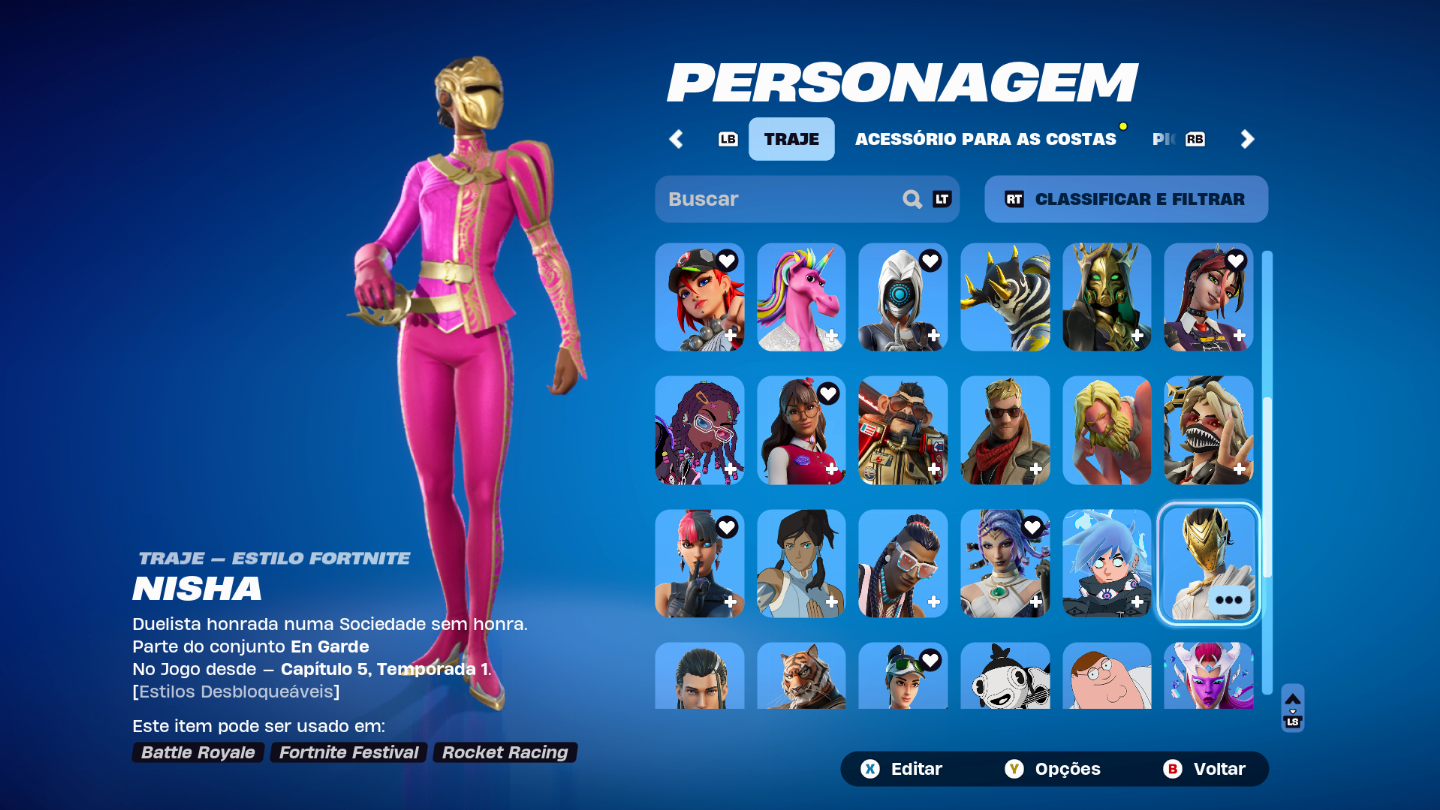 Conta de Fortnite 54 skins REAÇÃO