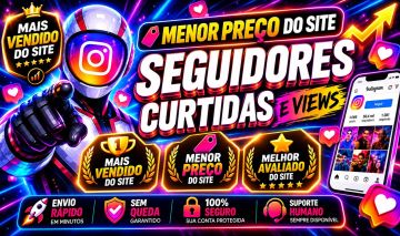 Menor Preço, Mais Vendido e Avaliado - Seguidores Instagram - Envio Rápido!