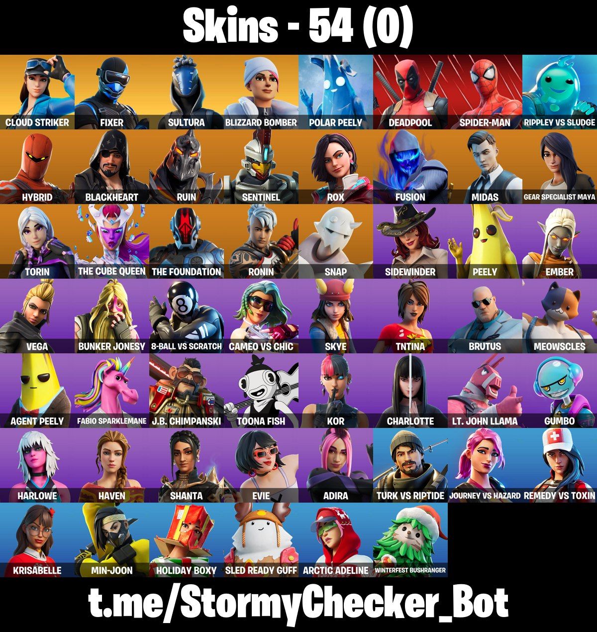 54 SKINS - GOLD MIDAS - PSN SKINS - DEADPOOL - 1.100 V-BUCKS
