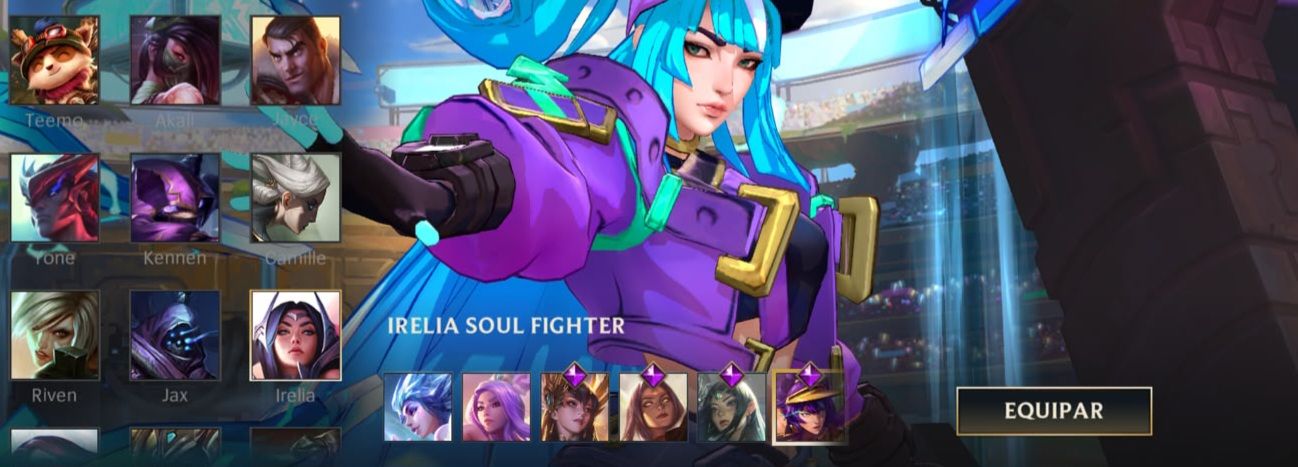 CONTA DE WILD RIFT COM LENDARIOS