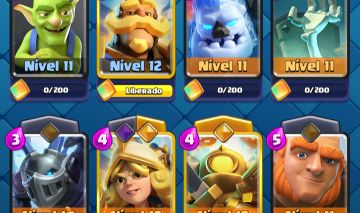 CONTA CLASH ROYALE 7187 TROFÉUS | 121/122 CARTAS | 441 GEMAS