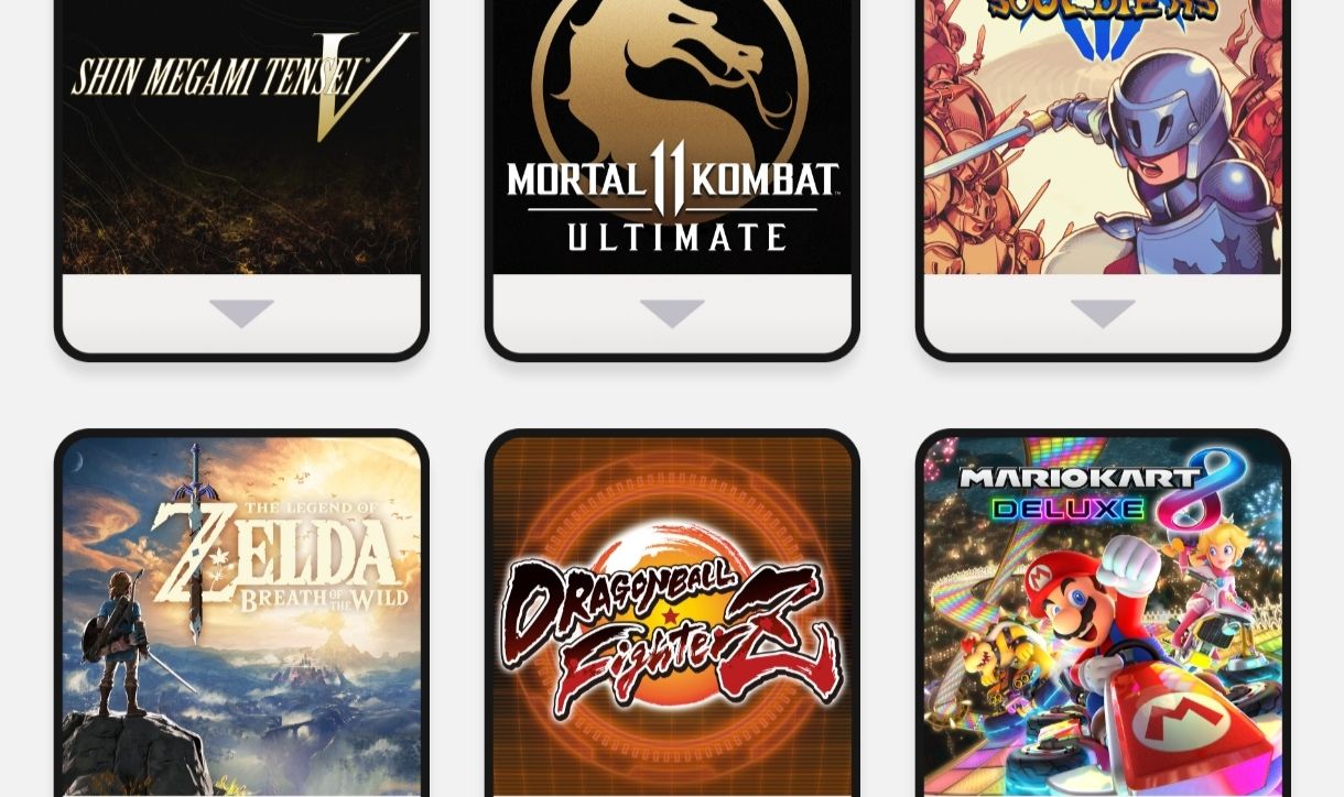 Conta Nintendo Switch 6 jogos (Zelda BOTW, Mario Kart 8 Deluxe e mais 4 jogos)