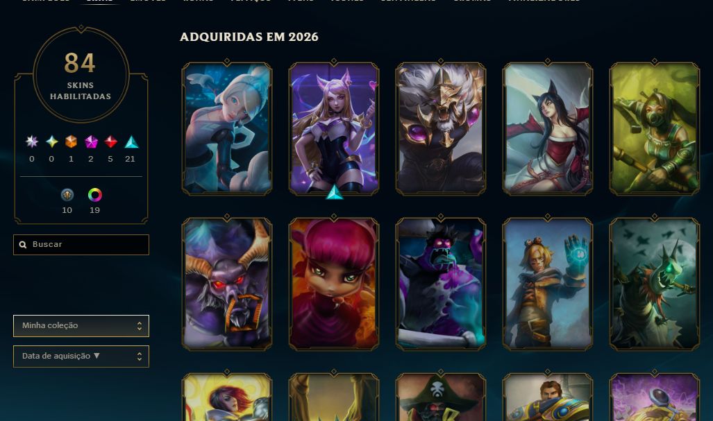 [Entrega Automática] Lol Esmeralda, 84 Skins, + Raras! Honra 4, 36K Ea, Lvl 100