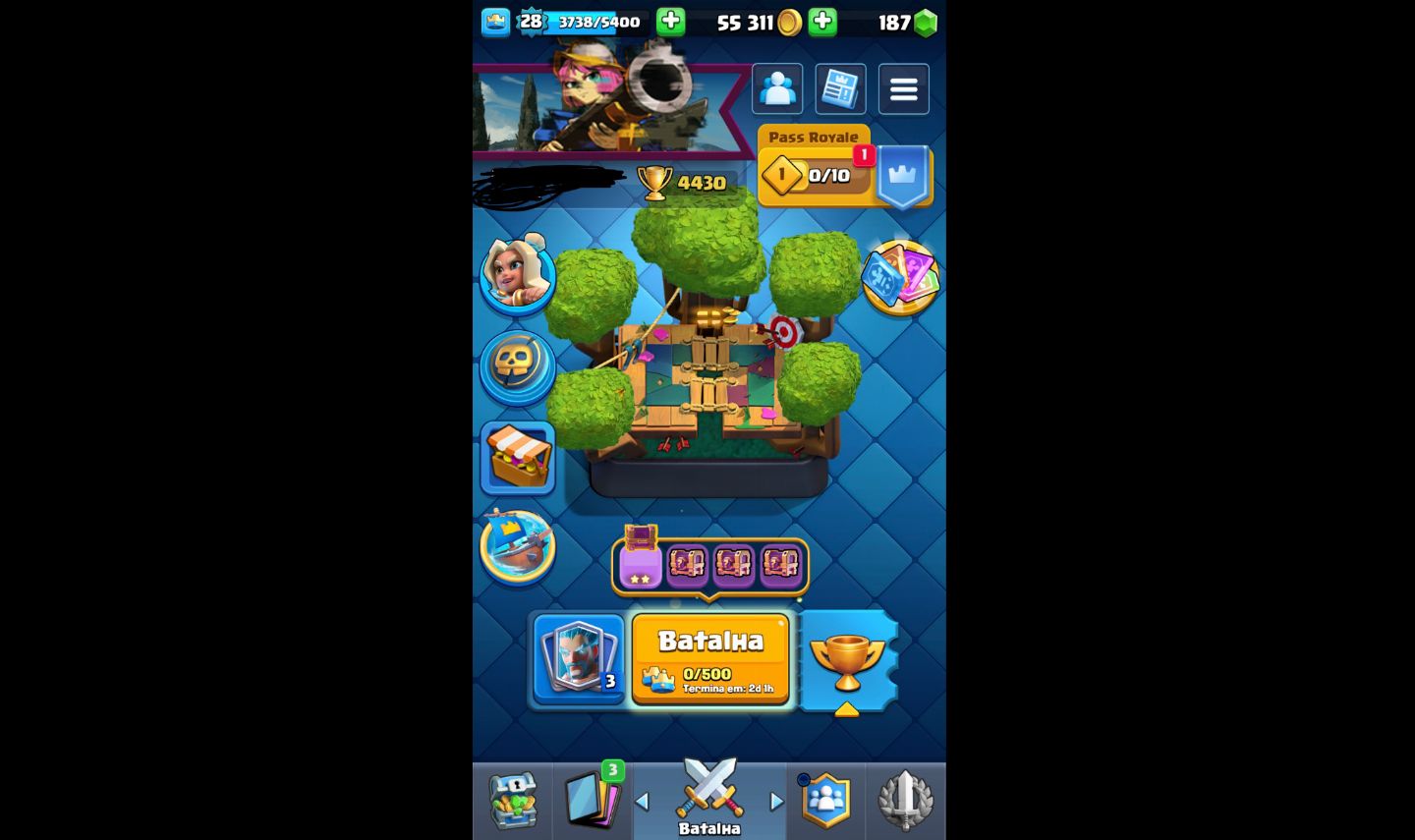 Conta de Clash Royale 9 nos de jogo !!! Passo pro seu email na hora !!!