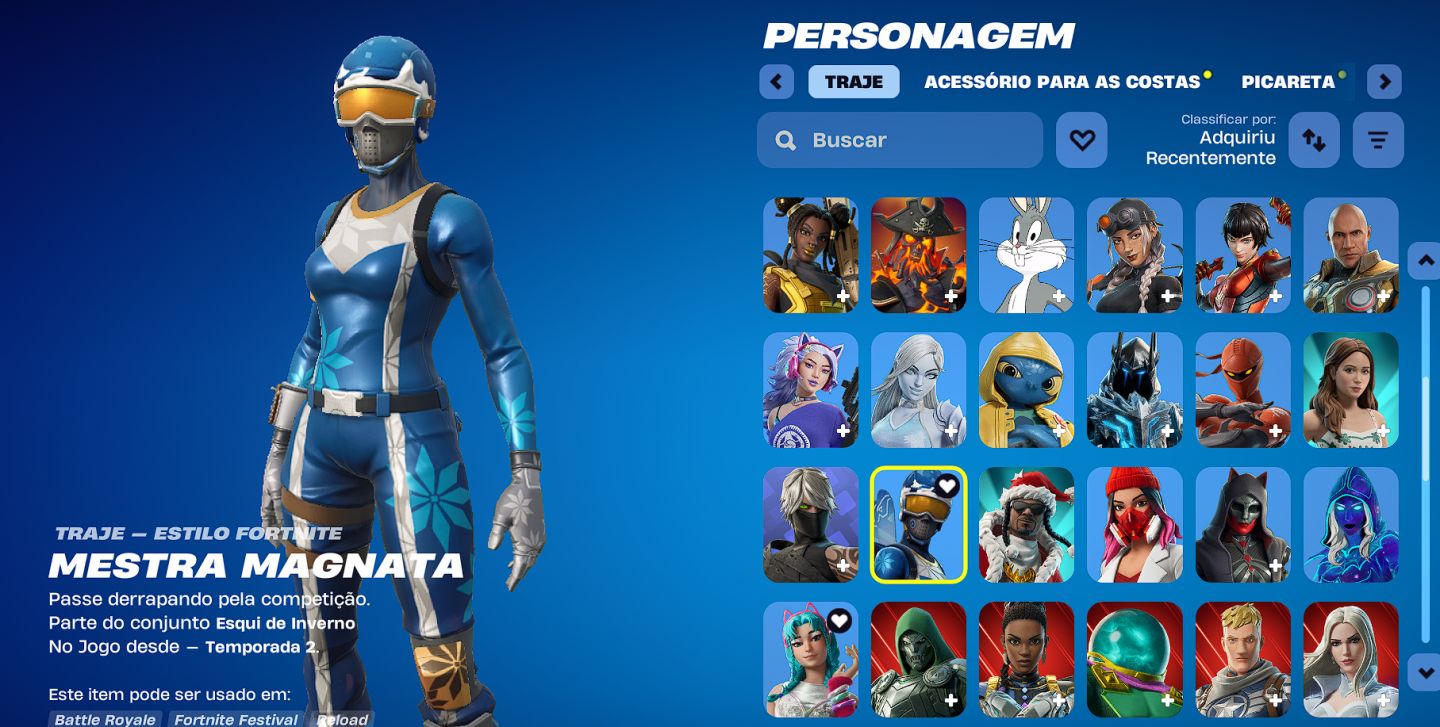 1x Conta Fortnite | 89 skins RARAS (MESTRA MAGNATA+BRUXA SURFISTA+picareta fncs)