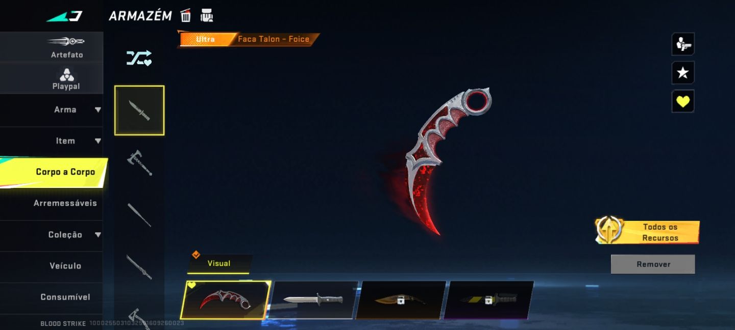 Conta Blood Strike nível 25