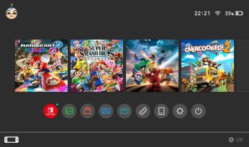 Conta Nintendo com Mario Kart 8 Deluxe e Super Smash Bros. Ultimate com DLCs