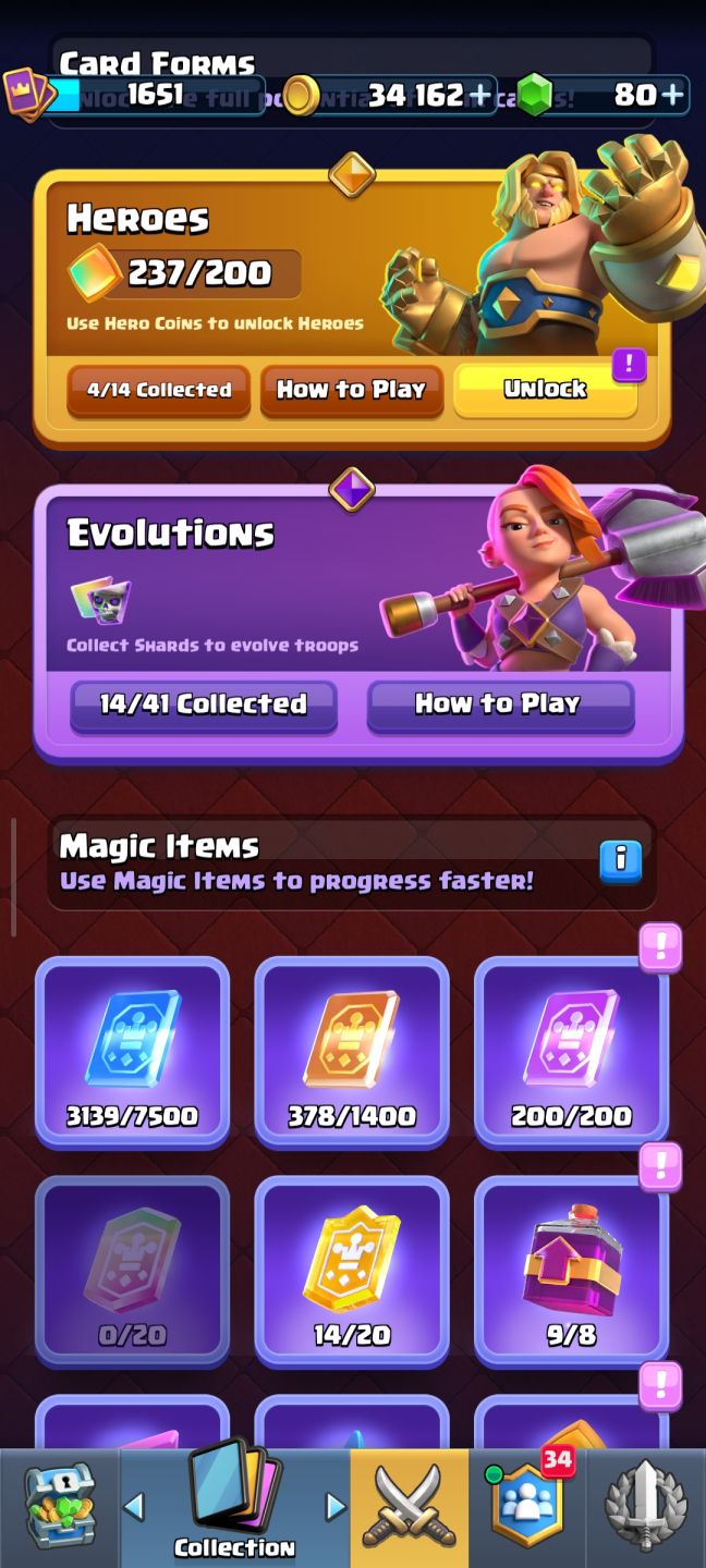 Conta clash royale level máximo!