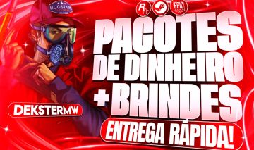 [UP DE CONTAS] GTA 5 ONLINE PC | PACOTES DE DINHEIRO + BRINDES PROMOÇÃO!