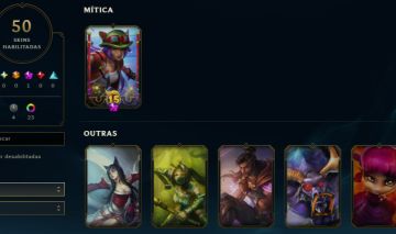 CONTA 100% SEGURA - 50 SKINS + 53 FRAGMENTOS - NIVEL 98 - PRATA