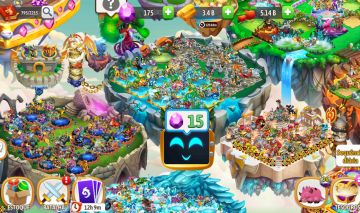Conta dragon city nv 94 dragões heróicos no máximo com skins e habitats raros