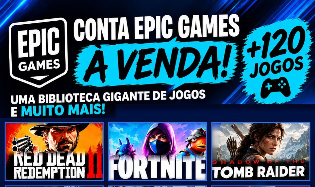 Conta Epic Games (Full Acesso) + Skins Fortnite