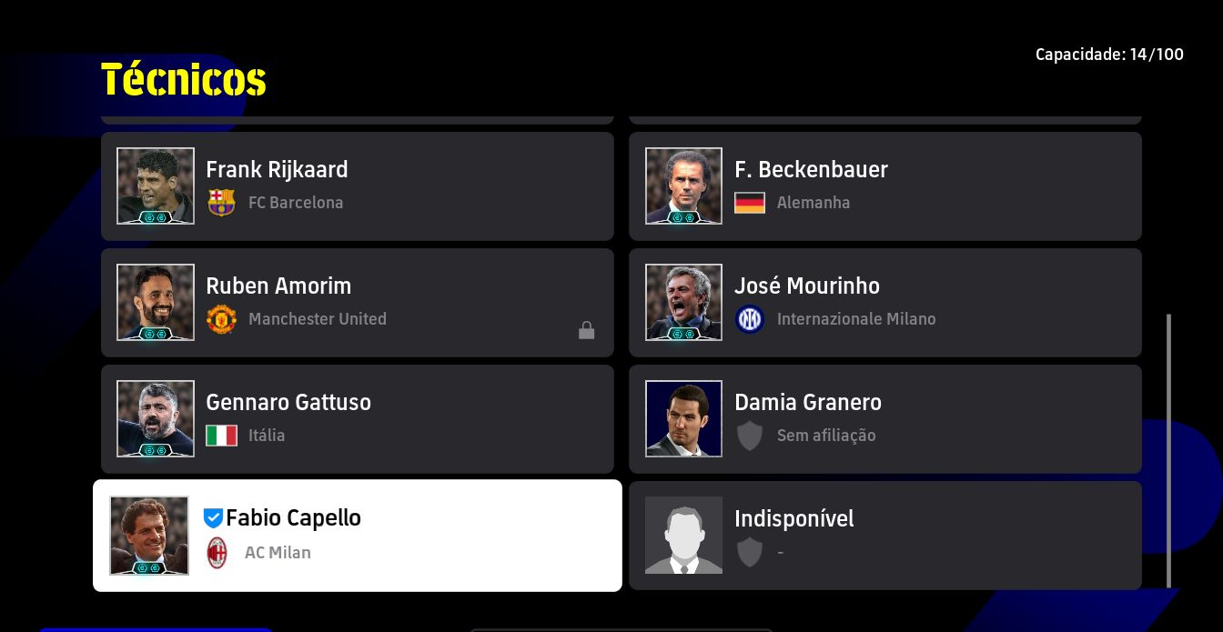 CONTA eFOOTBALL STEAM | FORÇA 3218 | IBRAHIMOVI 110, RONALDINHO, MESSI E MUITO