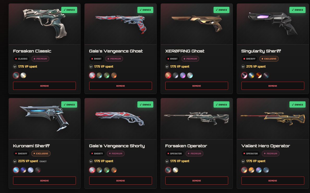 Conta com Muita Skins