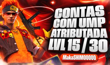 [MENORES PRECOS] CONTAS FREE FIRE UMP ATRIBUTADA | CONTAS COM SKINS|