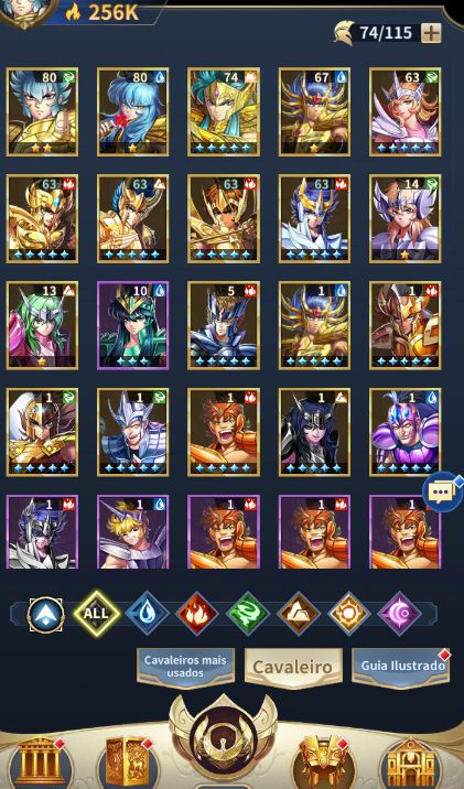 SAINT SEIYA LENDAS DA JUSTIÇA COM GEMAS PANDORA, MYSTORIA, CAMUS DIVINO