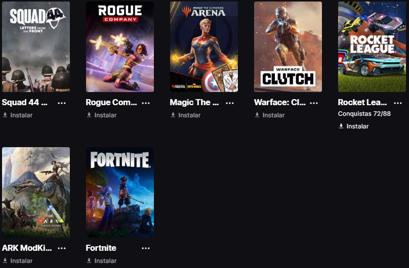 CONTA EPIC GAMES +130 JOGOS! FORTNITE, HOGWARTS LEGACY
